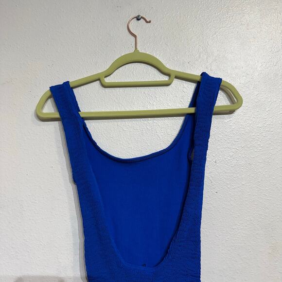 Cleonie Atlantic Blue Bathe MAILOT Low Back One Piece Sz O/S NWT - Picture 7 of 11